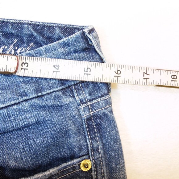 Seven 7 For All Mankind Jeans Womens 28 Blue A Pocket‎ Boot Cut Mid Rise EUC - Picture 8 of 10
